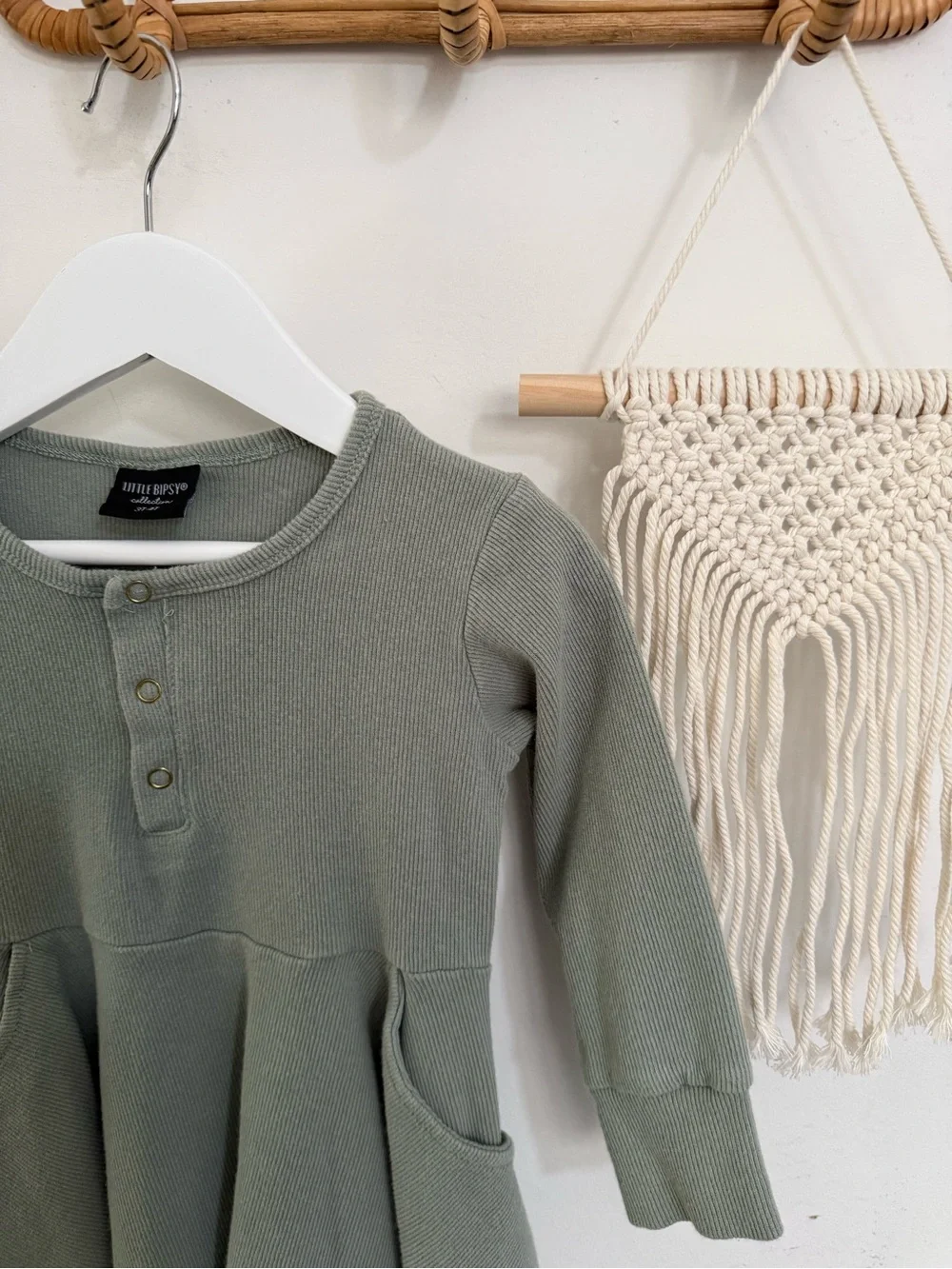 Little Bipsy henley buttons